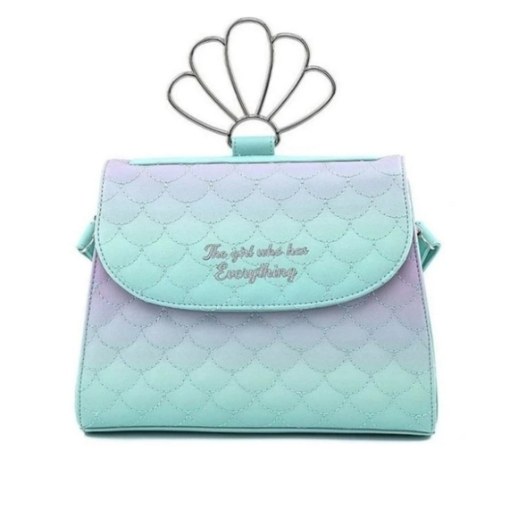 Loungefly Disney The Little Mermaid Crossbody and Wallet - Picture 8 of 9